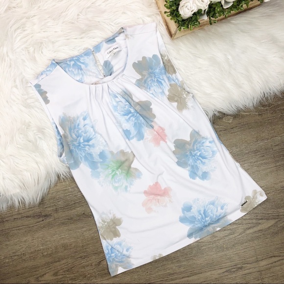 Calvin Klein Tops - 🔥5 for 30 Calvin Klein Floral Formal Top A11